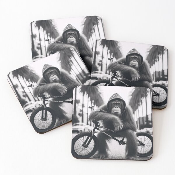 Item preview, "Chimp My Ride: Hood Life on Two Wheels" designed and sold by Print Fiction.