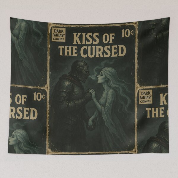 Item preview, Romantic Dark Fantasy Art: Kiss of the cursed designed and sold by bapupa.