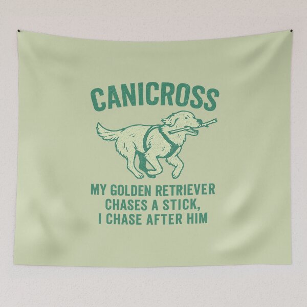 Item preview, Canicross My Golden Retriever Funny Dog Sport Design designed and sold by Meandmyshop.