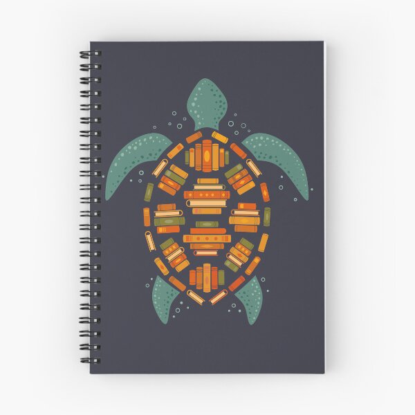 Item preview, Book Shell: Literary Turtle Design – Perfect for Book Lovers and Ocean Enthusiasts designed and sold by erion5k.