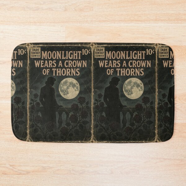 Item preview, Romantic Dark Fantasy Art: Moonlight wears a crown of thorns designed and sold by bapupa.