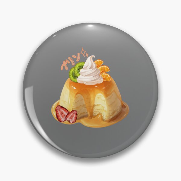 Artikelvorschau, Japanisches Purin-Pudding-Dessert – Kawaii-Vanillepudding-Flan-Illustration entworfen und verkauft von rinarincreates.