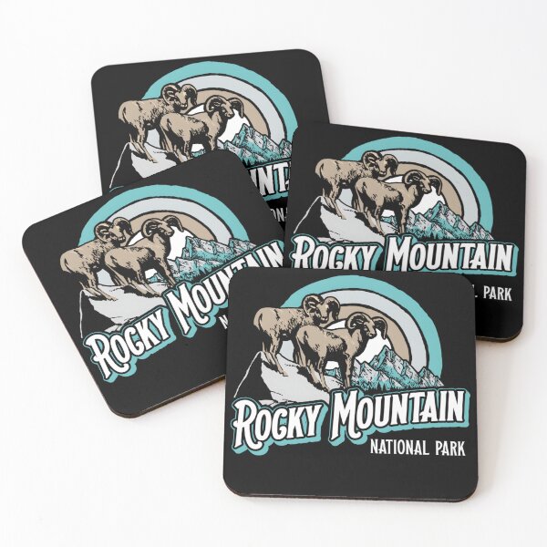 Item preview, Rocky Mountain National Park Big Horn Sheep Retro designed and sold by Vadimwj.