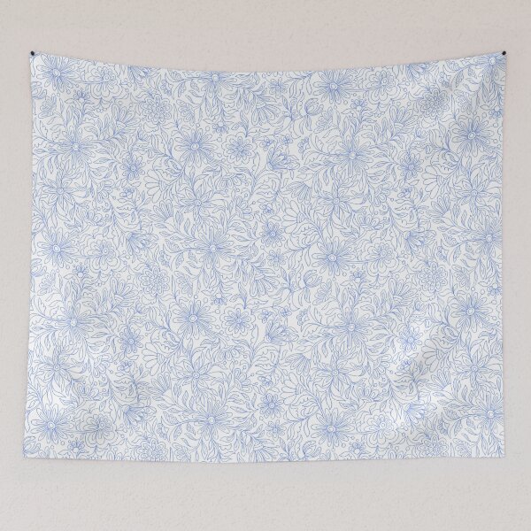 Item preview, Linda-Alaska Blue Light Blue designed and sold by Fabricatemyart.