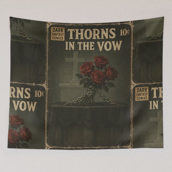 Item preview, Romantic Dark Fantasy Art: Thorns in the vow designed and sold by bapupa.