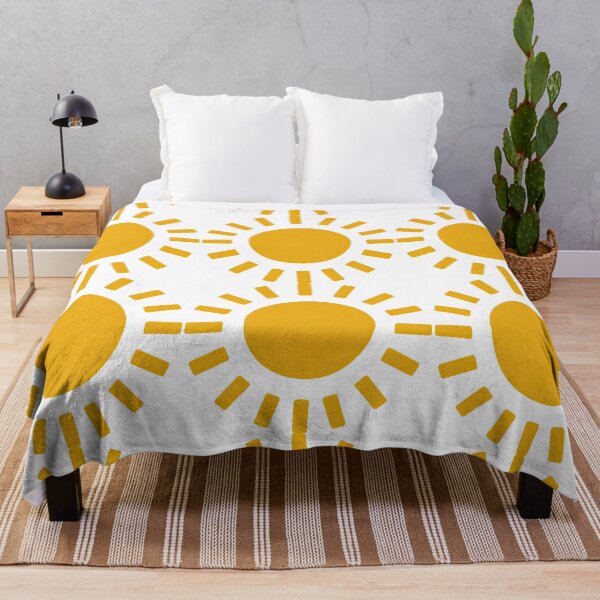 Item preview, Simple Yellow Sun Icon with Radiating Rays designed and sold by ArtfulWeave.