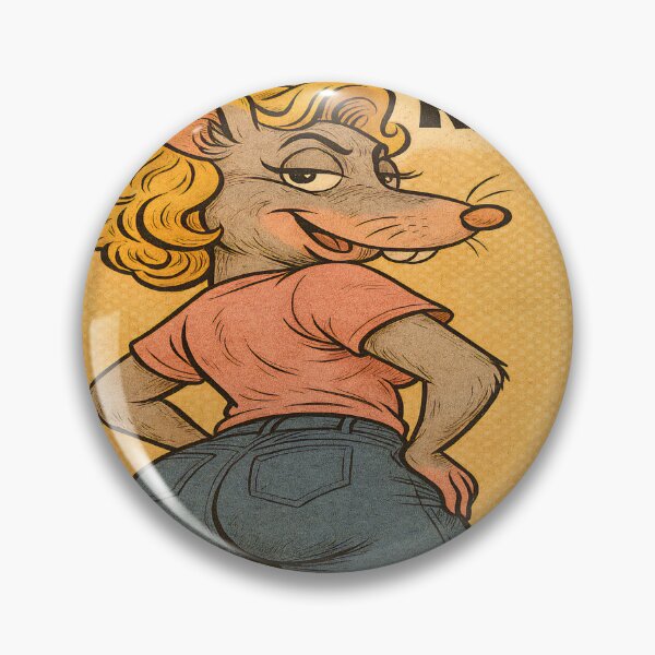 Item preview, “Don’t Give a Rat — Funny Cartoon Pun Design designed and sold by ReyDeLaCalle.