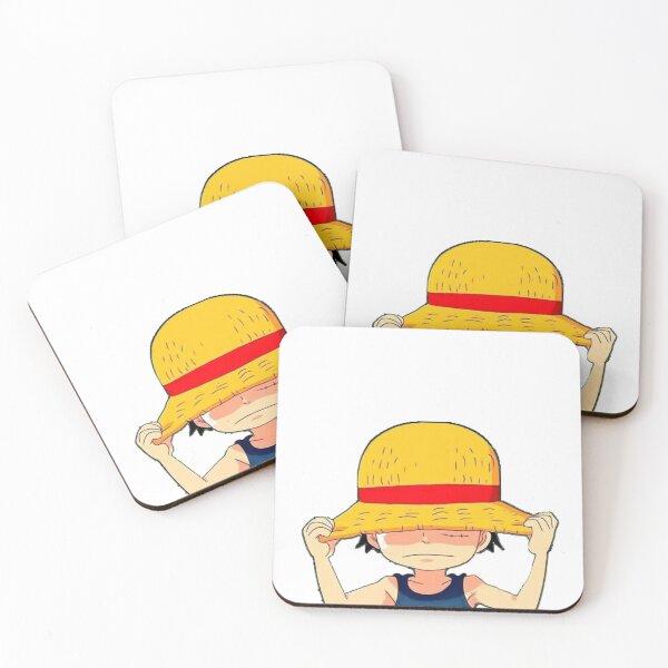 Item preview, Little Luffy covering his sad face with a straw hat designed and sold by GSAJD.
