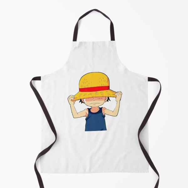 Item preview, Little Luffy covering his sad face with a straw hat designed and sold by GSAJD.
