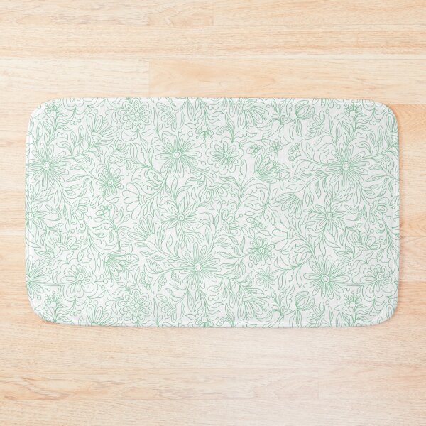 Item preview, Linda-Black-Light Pistachio Green designed and sold by Fabricatemyart.