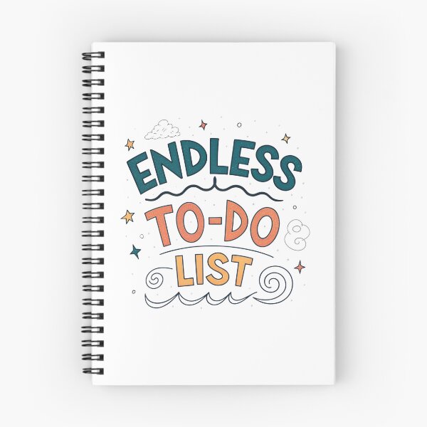 Item preview, Funny Typography Design – Never-Ending Workload Humor designed and sold by VividOrganica.