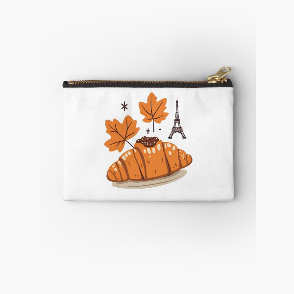 Item preview, Autumn in Paris: Croissant, Leaves & Eiffel Tower designed and sold by Nomuradi.