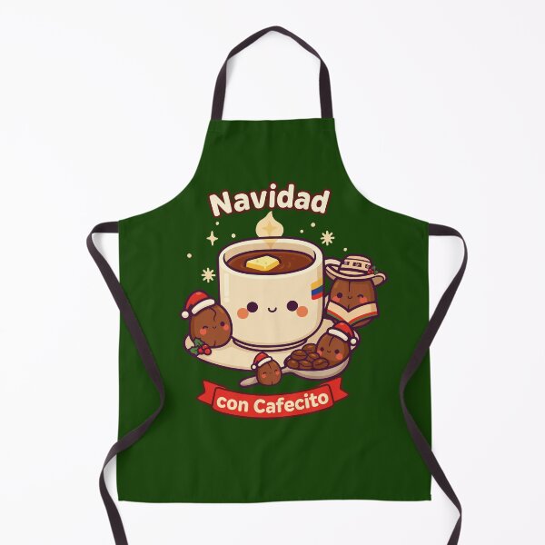 Item preview, Navidad con Cafecito – Cute Colombian Christmas Coffee Tee Design designed and sold by HOLY-D-TEE.