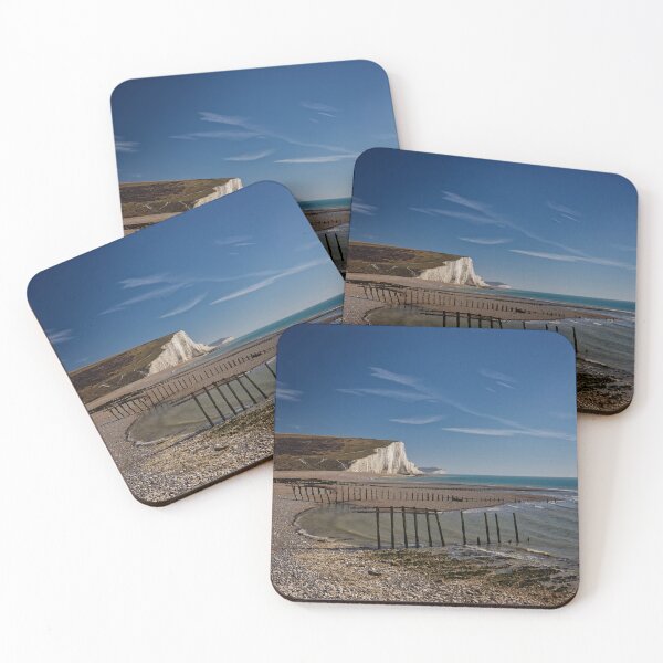Item preview, Seven Sisters from Cuckmere Haven Beach in East Sussex England UK designed and sold by John Gilham - Landscape Photography.