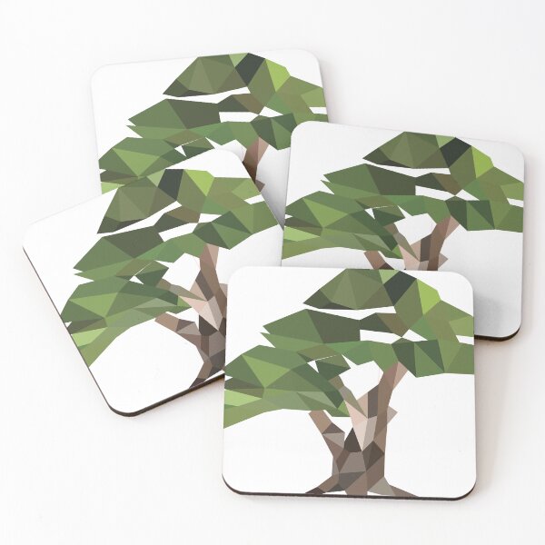 Item preview, Low Poly Bonsai Tree Geometric Polygon Nature Artwork designed and sold by jayson salvador.