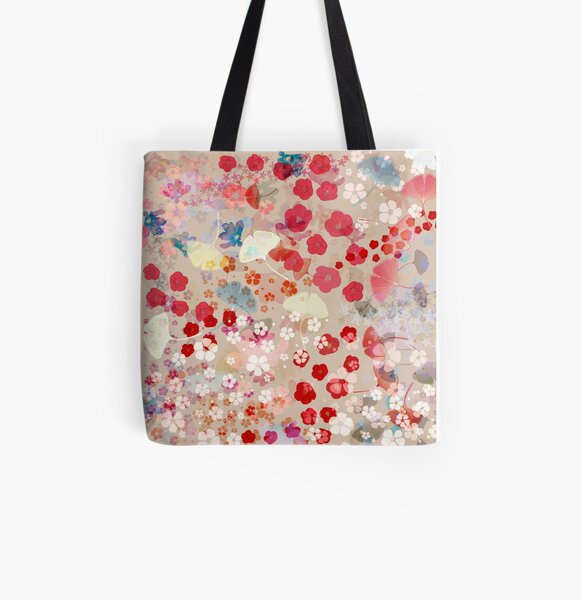 Blossom All Over Print Tote Bag