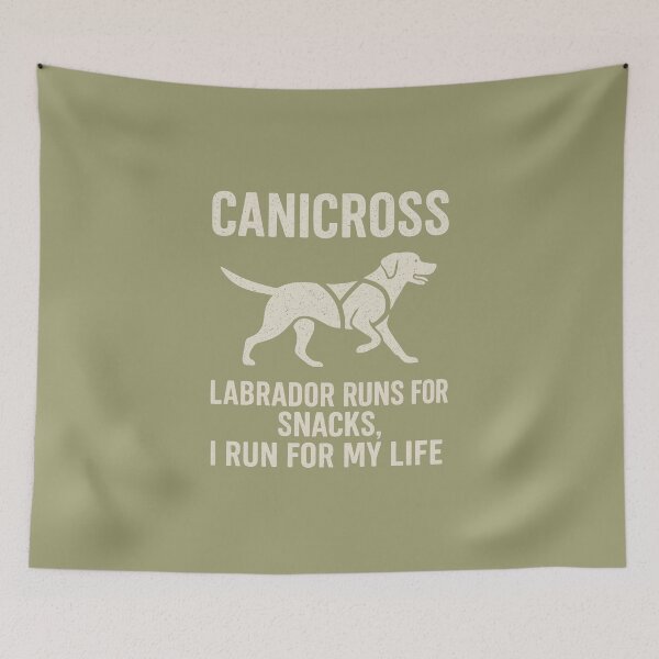 Item preview, Canicross – Labrador Dog Sport Design designed and sold by Meandmyshop.
