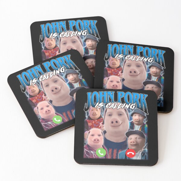 Item preview, John Pork Vintage Retro Design designed and sold by RODNEYCLARASHOP.