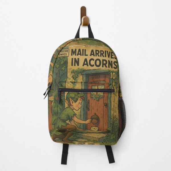 Item preview, Whimsical Cottagecore Art: Mail arrives in acorns designed and sold by bapupa.