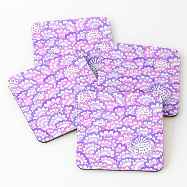 Item preview, Viara-bright Purple Tonal designed and sold by Fabricatemyart.