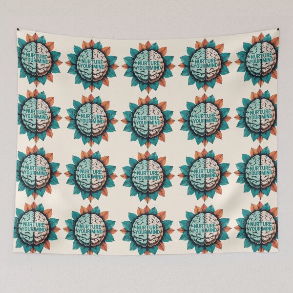 Item preview, Floral brain   designed and sold by Mind Empowerment Designs.