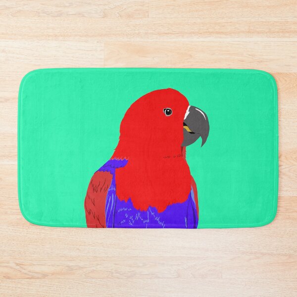 Item preview, Cute Eclectus Parrot Red Female Version designed and sold by TiffinByLK.
