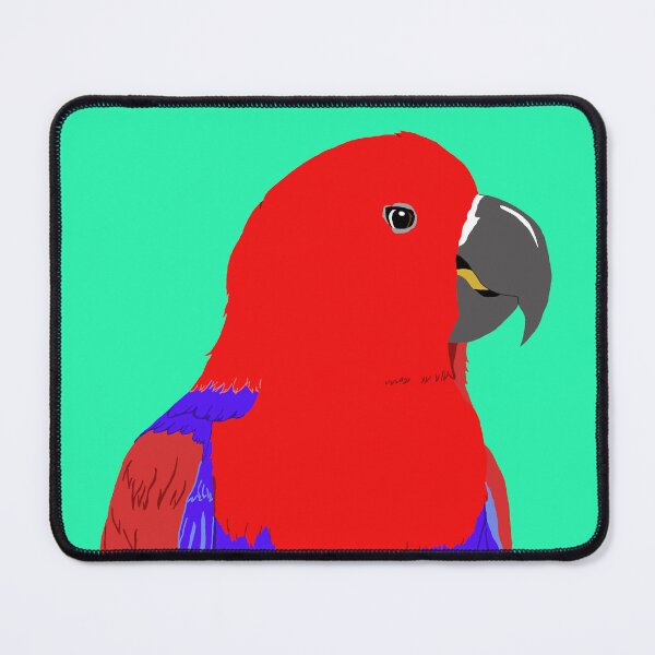 Item preview, Cute Eclectus Parrot Red Female Version designed and sold by TiffinByLK.