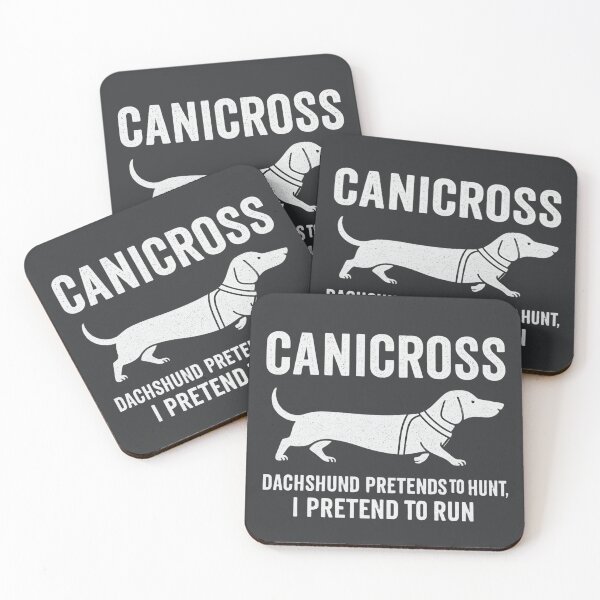 Artikelvorschau, Canicross Dackel Lustiges Hundesport Design entworfen und verkauft von Meandmyshop.