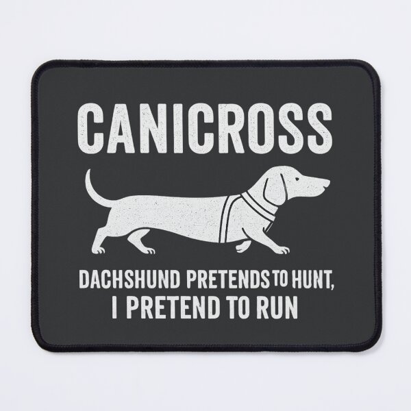 Item preview, Canicross Dachshund Funny Dog Sport Design designed and sold by Meandmyshop.