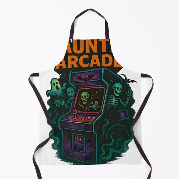 Item preview, Haunted Arcade – Retro Horror Halloween Design designed and sold by Imaginationbeyond.