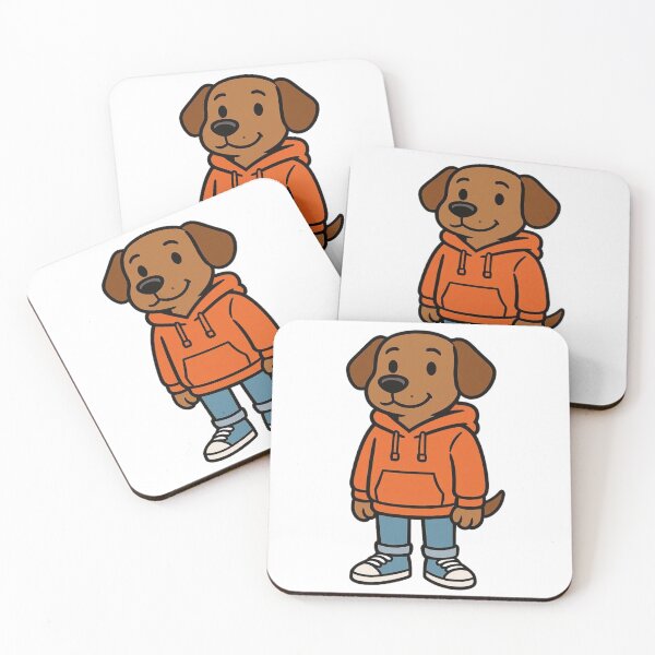 Item preview, Cool Dog in Hoodie and Sneakers – Funny Cartoon Style designed and sold by Confuzz1ed.
