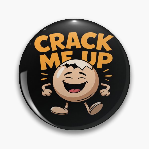 Item preview, Crack Me Up – Funny Laughing Egg Cartoon designed and sold by Visimatic.