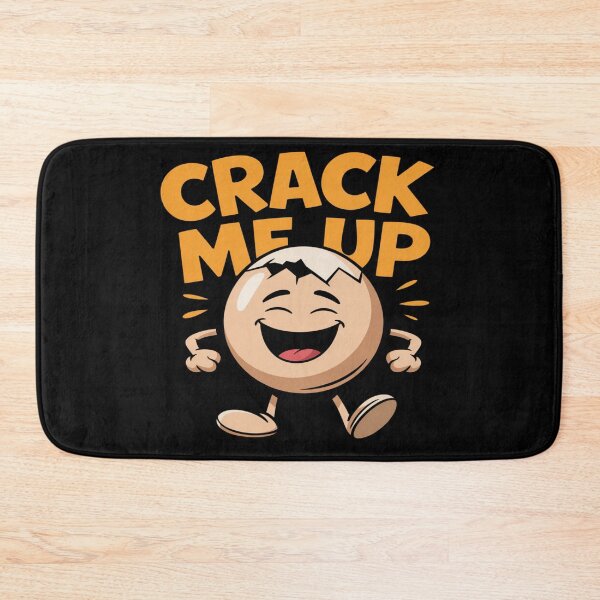 Item preview, Crack Me Up – Funny Laughing Egg Cartoon designed and sold by Visimatic.