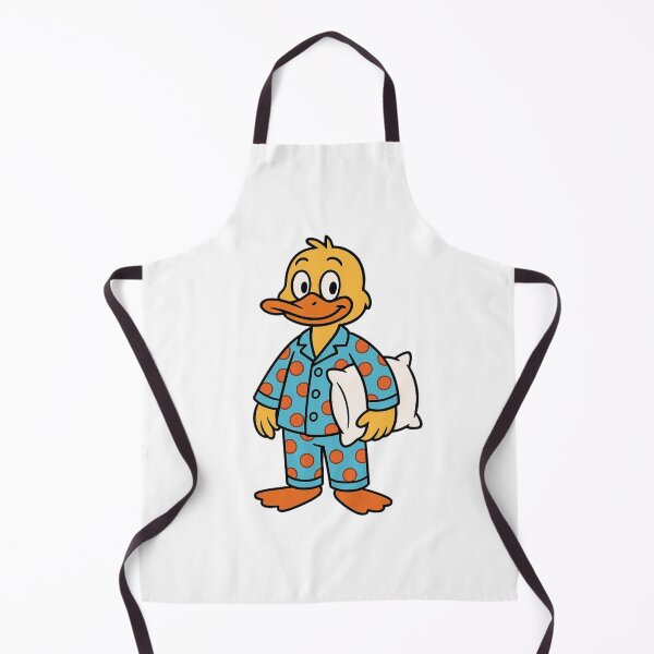 Item preview, Sleepy Duck in Polka Dot Pajamas with Pillow – Funny Cartoon designed and sold by Confuzz1ed.