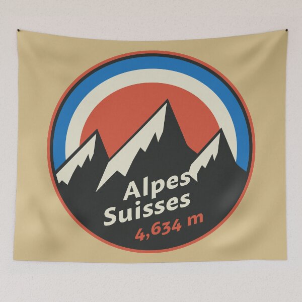 Item preview, Swiss Alps, Alpes suisses designed and sold by studio838.