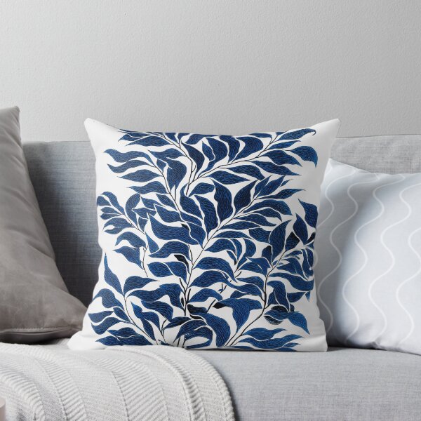 Item preview, Blue Botanical Japandi Wall Art, Minimalist printable Japanese Wall Art, extra large Wabi Sabi Living Room Decor designed and sold by regnumsaturni.