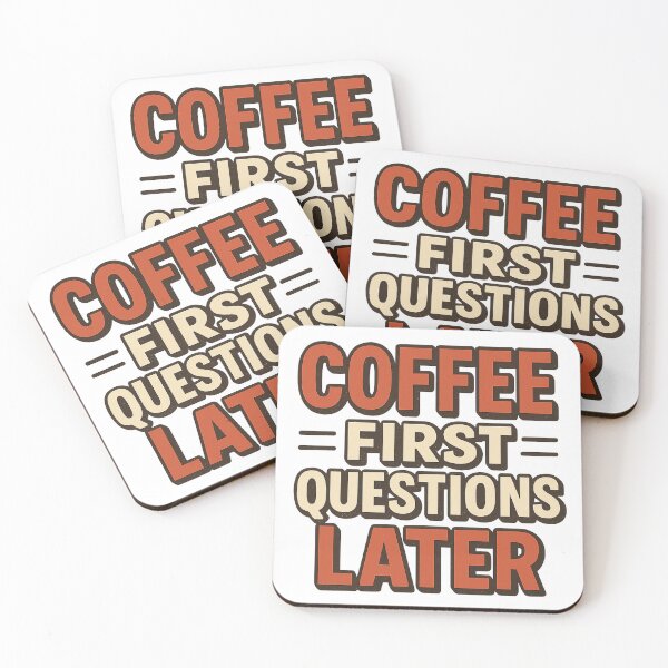 Artikelvorschau, Erst Kaffee, dann Fragen entworfen und verkauft von NostasStuff.