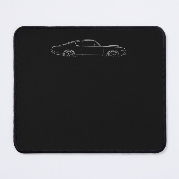 Item preview, 1969 Barracuda - Profile Stencil White (1) designed and sold by kopslanka.