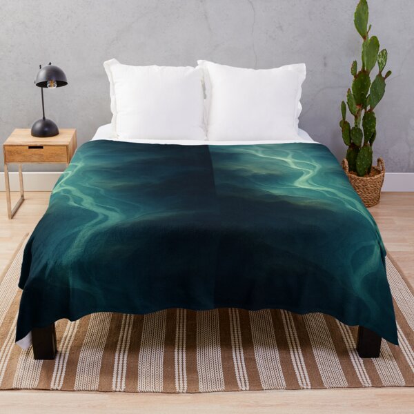 Item preview, Mystic River Glow – Abstract Flowing Light designed and sold by Zenvo.