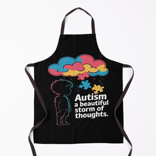 Item preview, Autism Awareness – A Beautiful Storm of Thoughts designed and sold by Visimatic.