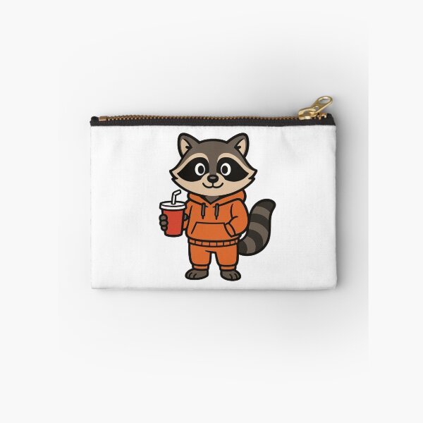 Item preview, Cheeky Raccoon in Hoodie and Sweatpants – Funny Cartoon Style designed and sold by Confuzz1ed.
