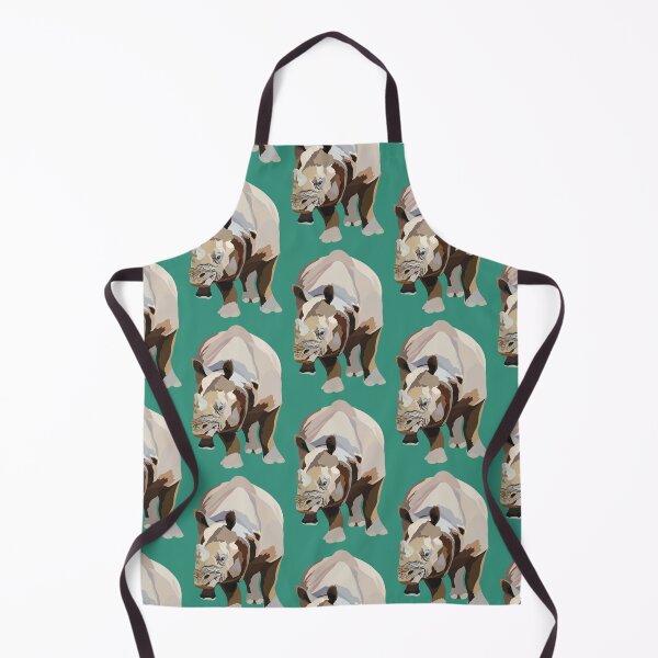 Item preview, J is for Javan Rhino,Javan Rhino Artwork & Designs | Rare Rhino Collection for Wildlife Lovers designed and sold by PrettylittlepastelUk.