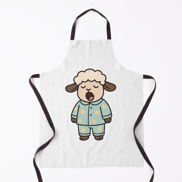 Item preview, Sleepy Sheep in Starry Pajamas – Cute Cartoon Style designed and sold by Confuzz1ed.