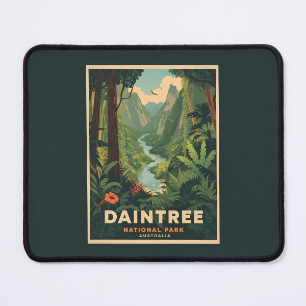 Item preview, A Vintage Illustration of Daintree National Park - Queesnland - Australia designed and sold by GoodOldVintage.