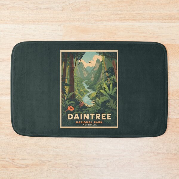 Item preview, A Vintage Illustration of Daintree National Park - Queesnland - Australia designed and sold by GoodOldVintage.