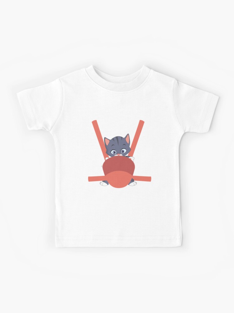 cat in a baby carrier shirt