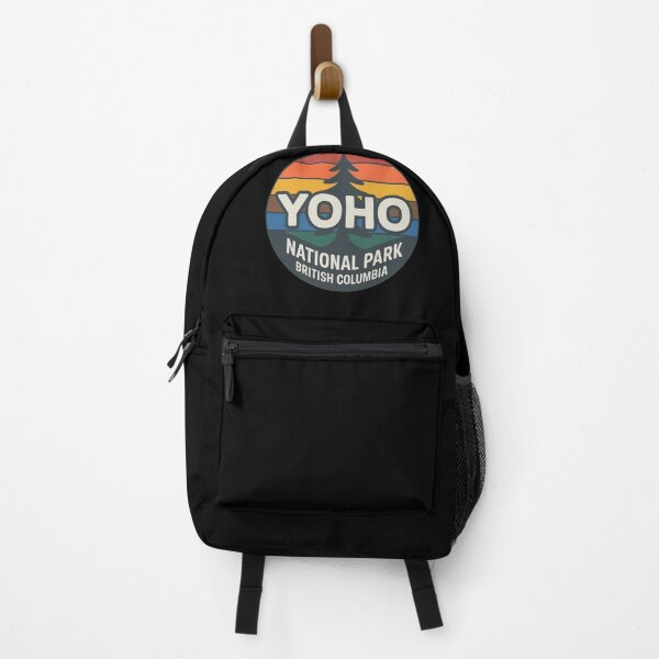 Item preview, Yoho National Park Logo – Retro Sunset Circular Design, British Columbia designed and sold by VividOrganica.