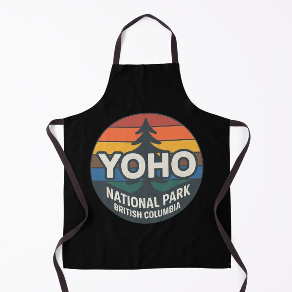 Item preview, Yoho National Park Logo – Retro Sunset Circular Design, British Columbia designed and sold by VividOrganica.