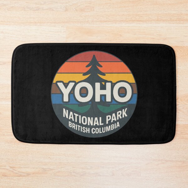 Item preview, Yoho National Park Logo – Retro Sunset Circular Design, British Columbia designed and sold by VividOrganica.