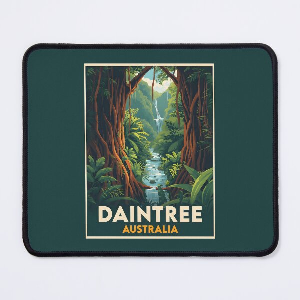 Item preview, A Vintage Illustration of Daintree National Park -  Australia designed and sold by GoodOldVintage.